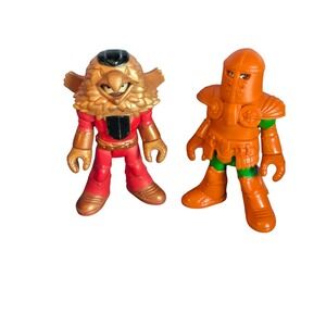Vintage Fisher Price Great Adventures Figures Lion Knight Orange‎ Knight